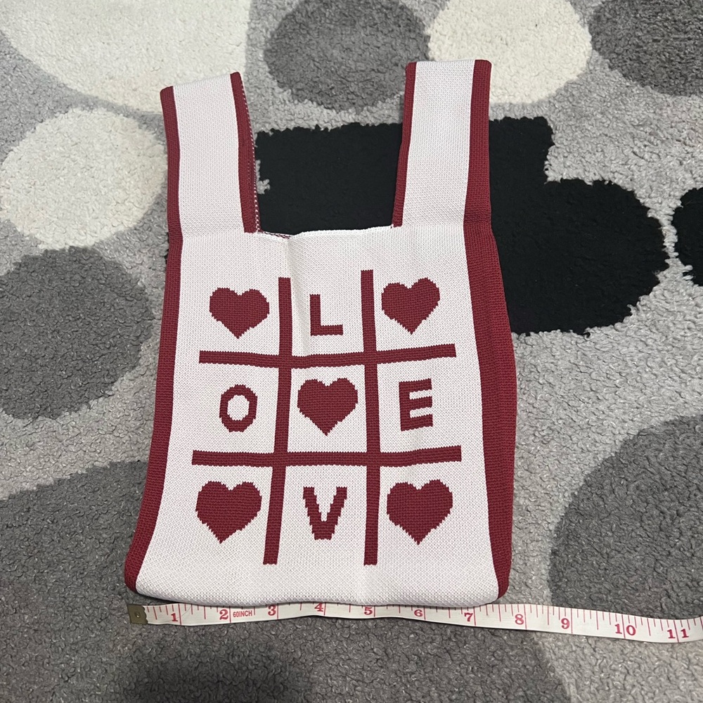 Mini tote style knit bag - Picture 5 of 7
